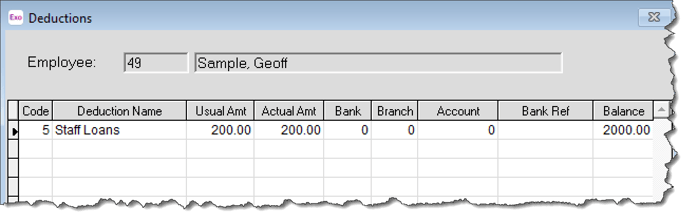 DeductSummary
