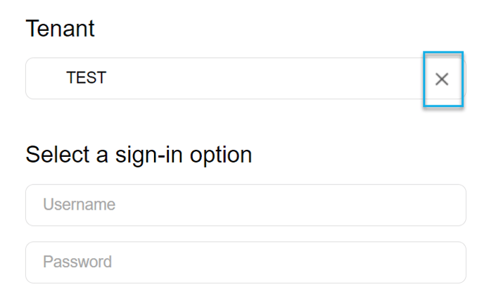 deselecttenant